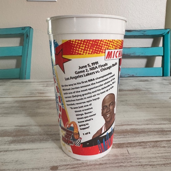 Vintage NBA‎ Coca Cola McDonalds Cups Plastic Large Sports Players Cups Lot of 9 - Picture 7 of 14